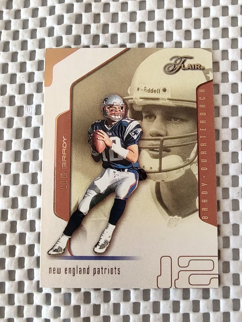 Tom Brady New England Patriots Trading Card As shown Smoke/pet free